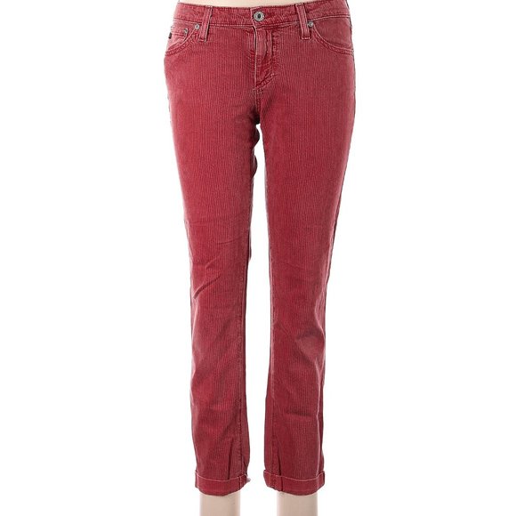Adriano Goldschmied Jeans Red Blue Stripe Size 28R Item #39 - Picture 1 of 2